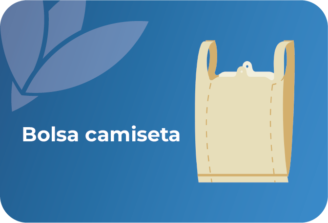 Bolsa tipo camiseta, resistente y práctica, ideal para todo tipo de comercios. Su diseño con asas facilita el transporte de productos de manera cómoda y segura.